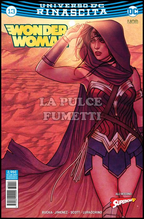 SUPERMAN L'UOMO D'ACCIAIO #    45 - WONDER WOMAN 13 - RINASCITA